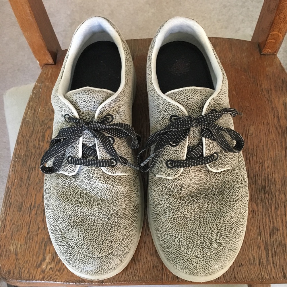 Fitflop Size 7 - Stone Pebble Casual Lace-up Shoes